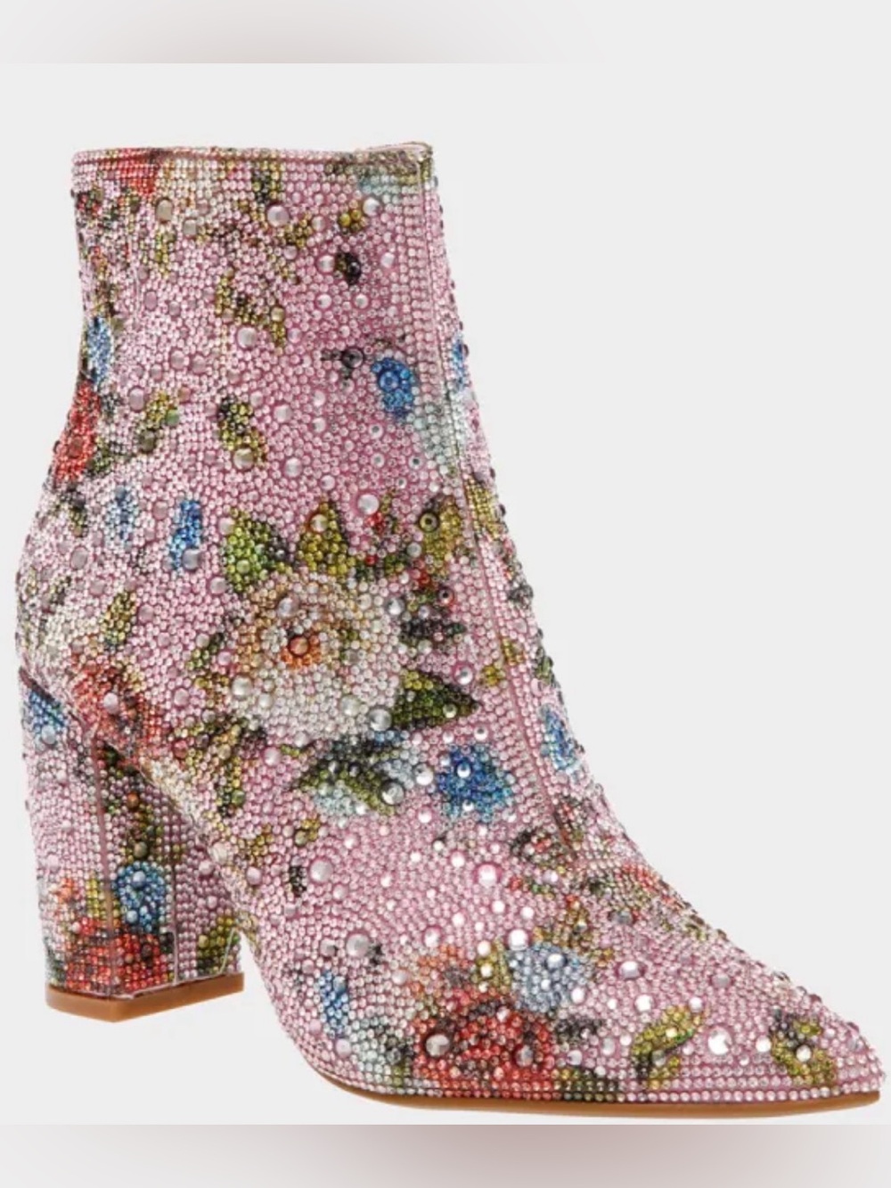 Betsey Johnson Cady Boots Pink Floral NWT